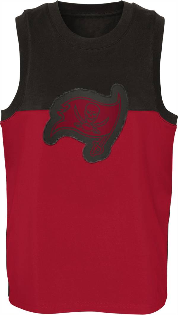 NFL Team Apparel Youth Tampa Bay Buccaneers Revitalize Grey Tank Top product image