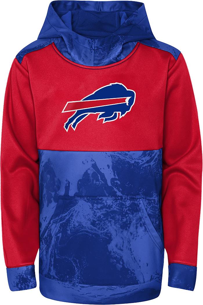 NFL Team Apparel Youth Buffalo Bills All Out Blitz Team Color Hoodie