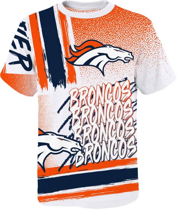 White broncos outlet shirt