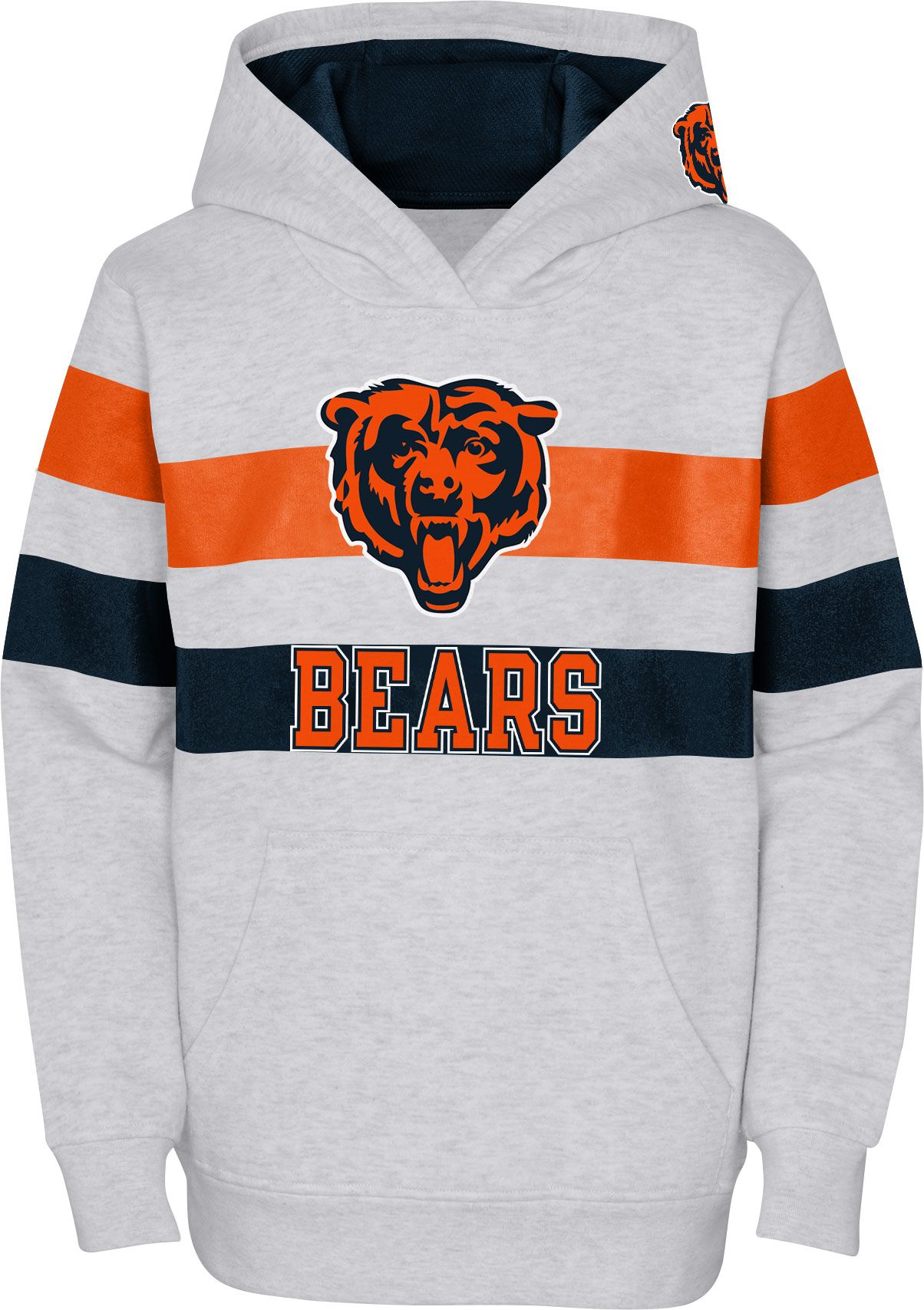 NFL Team Apparel Youth Chicago Bears Dynamic Duo Grey Pullover Hoodie |  Dick's Sporting Goods