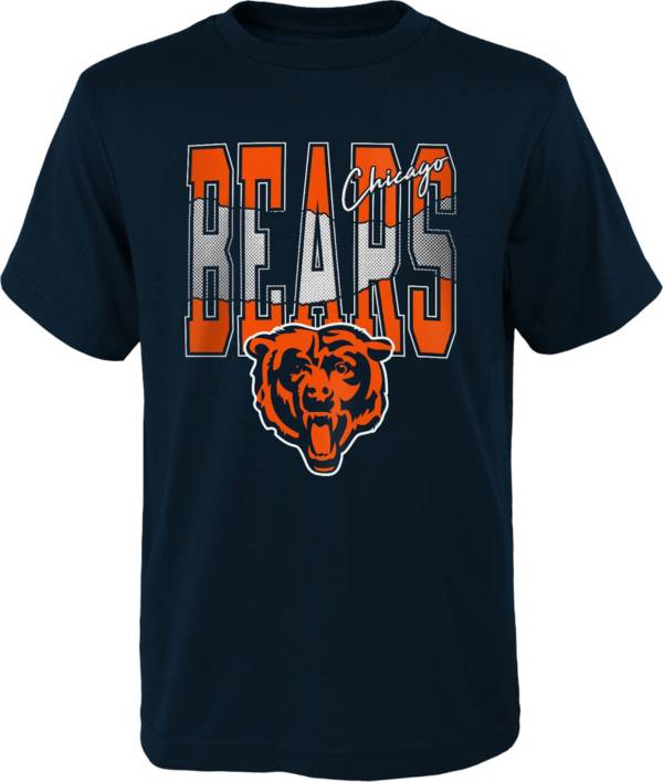 NFL Team Apparel Youth Chicago Bears Playbook Navy T-Shirt product image