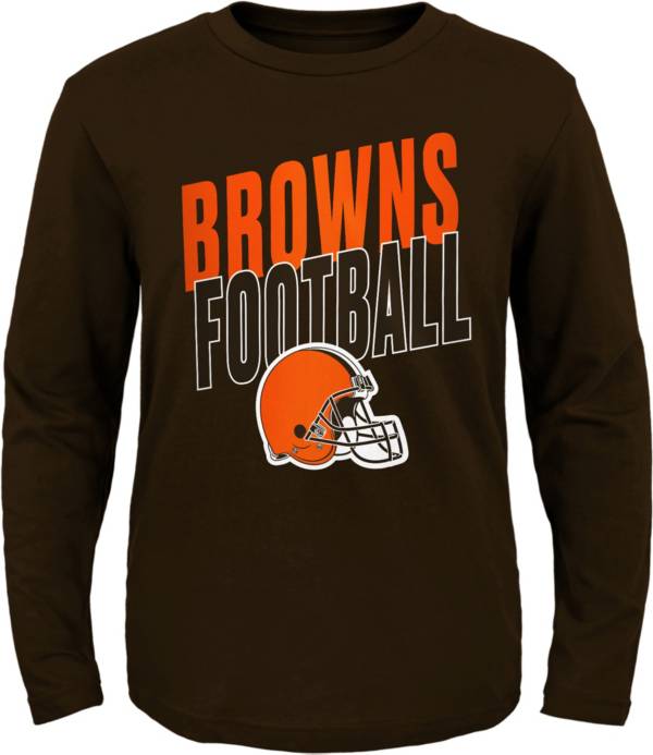 NFL Team Apparel Youth Cleveland Browns Showtime Team Color T-Shirt product image