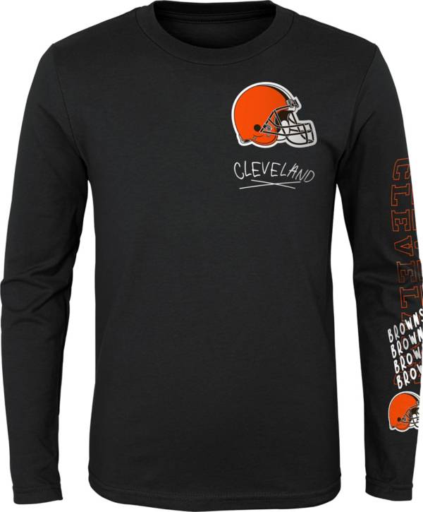 Cleveland Browns Womens Shirt XL Brown NFL Team Apparel Football
