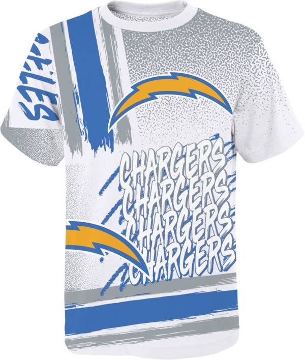 White chargers outlet shirt