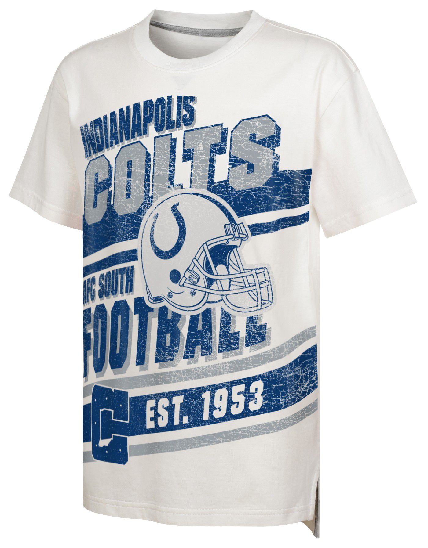 NFL Team Apparel Youth Indianapolis Colts Get Loud White T-Shirt product image