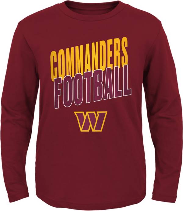NFL Team Apparel Youth Washington Commanders Showtime Team Color T-Shirt product image