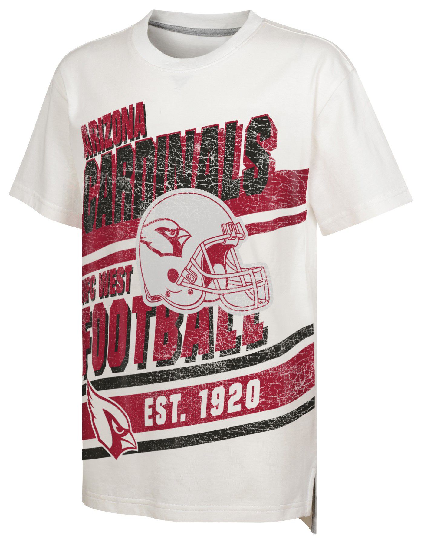 NFL Team Apparel Youth Arizona Cardinals Get Loud White T-Shirt product image