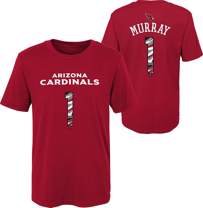 NFL Team Apparel Youth Arizona Cardinals Kyler Murray #1 Drip Red T-Shirt