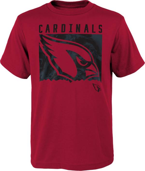 NFL Team Apparel Youth Arizona Cardinals Liquid Camo Red T-Shirt