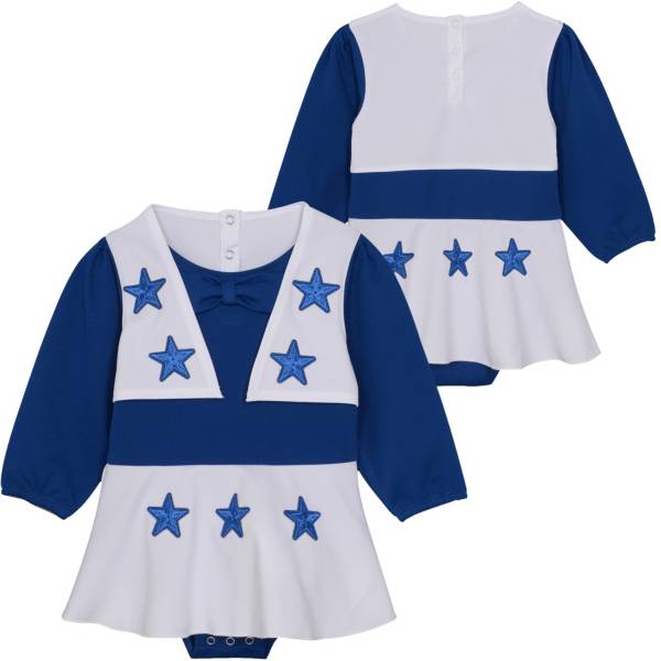 Dallas Cowboys Girls Toddler Too Cute Tri-Blend Short Sleeve