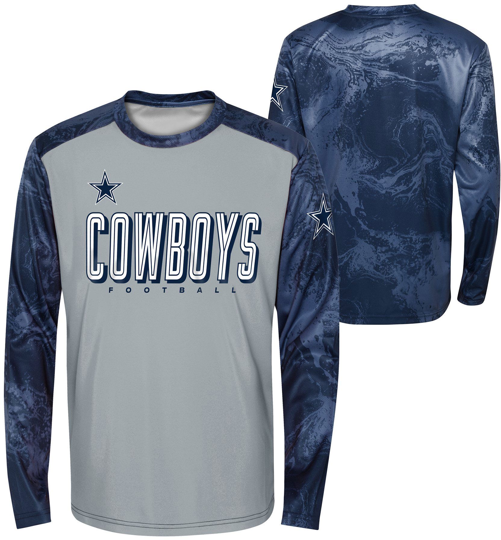 Dallas cowboys youth outlet long sleeve shirt