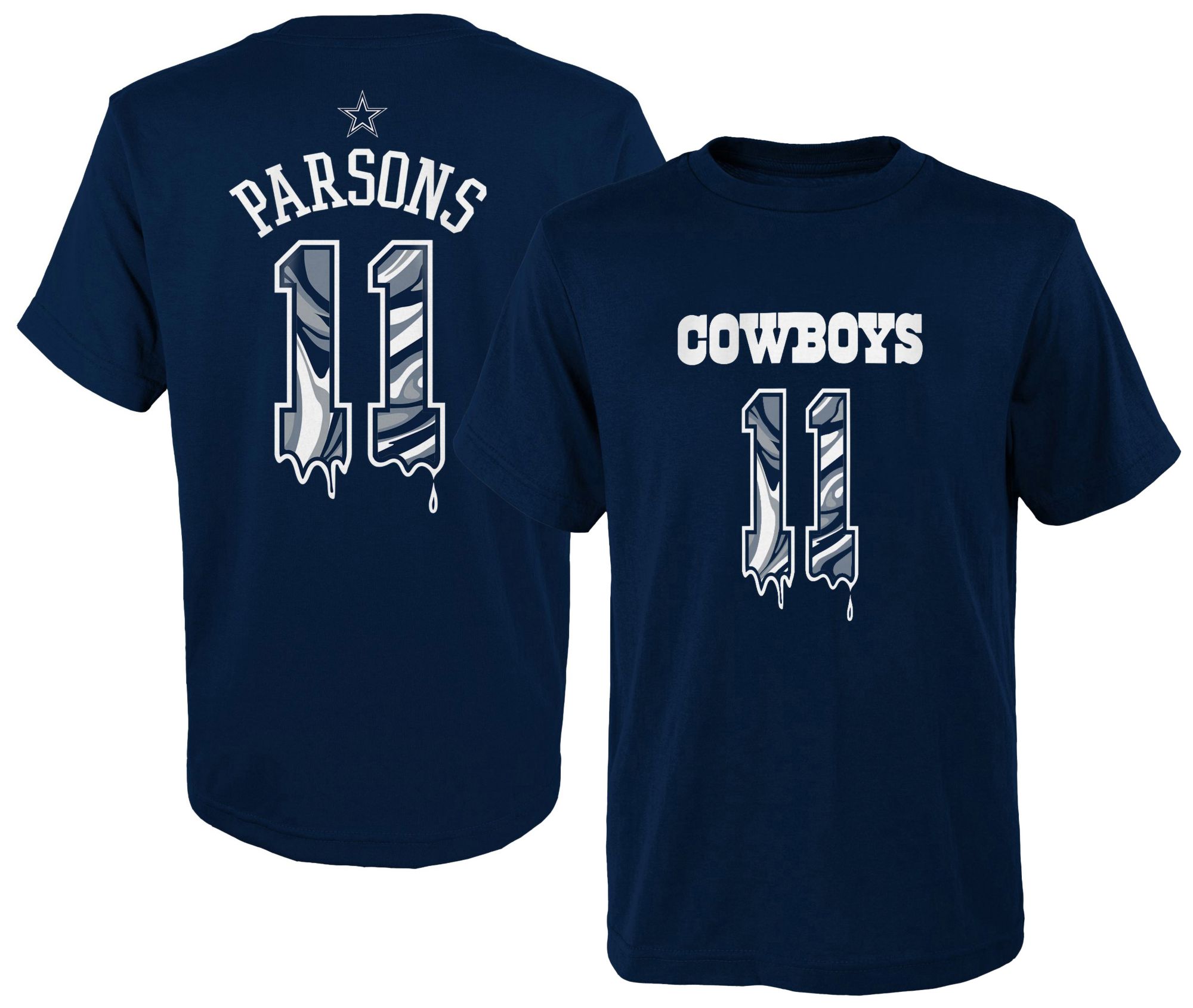 NFL Team Apparel Youth Dallas Cowboys Micah Parsons #11 Drip T-Shirt product image