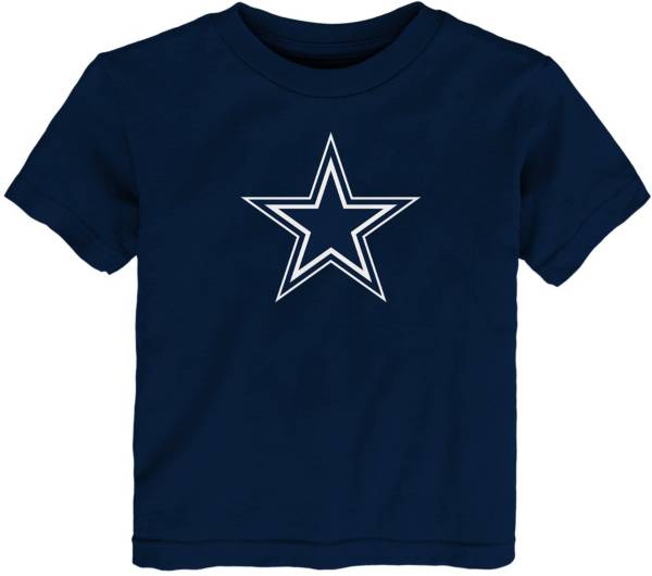 NFL Team Apparel Youth Dallas Cowboys Primary Logo Navy T-Shirt