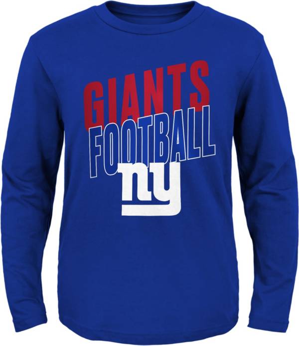 NFL Team Apparel Youth New York Giants Showtime Team Color T-Shirt product image