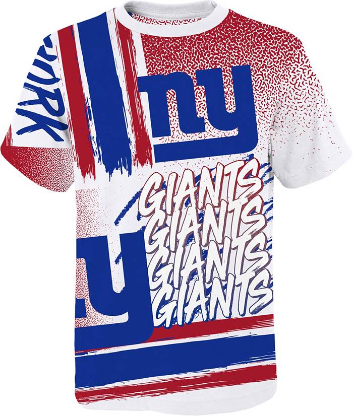Nike Youth New York Giants Saquon Barkley #26 T-Shirt - Royal - M Each