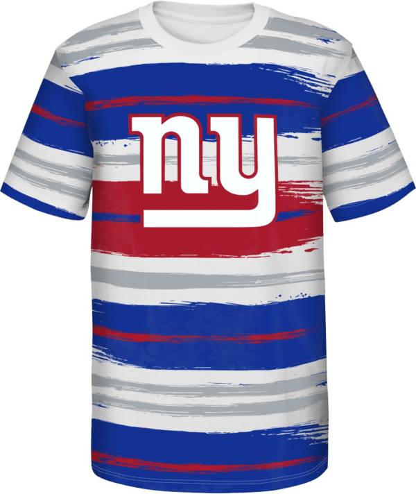 NFL Team Apparel Youth New York Giants Run Back White T-Shirt product image