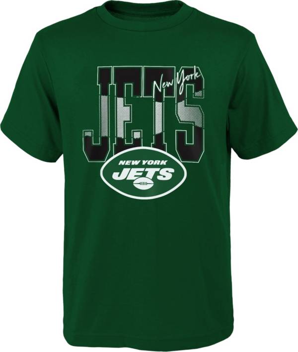 NFL Team Apparel Youth New York Jets Playbook Green T-Shirt product image
