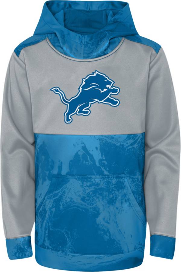 NFL Team Apparel Youth Detroit Lions All Out Blitz Team Color Hoodie |  Dick's Sporting Goods