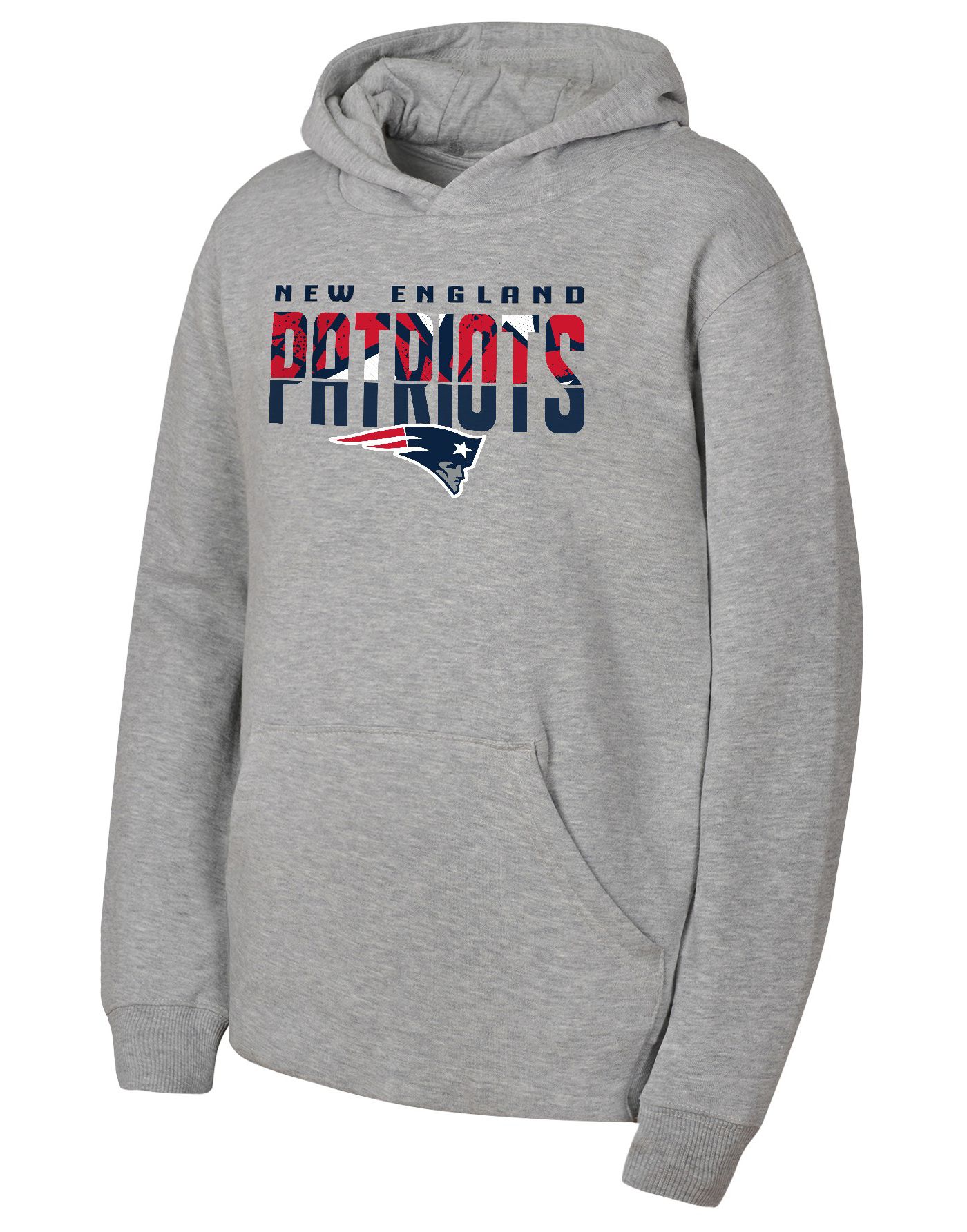 NFL Team Apparel Youth New England Patriots Gameday Dark Grey Heather Pullover Hoodie Dick s Sporting Goods
