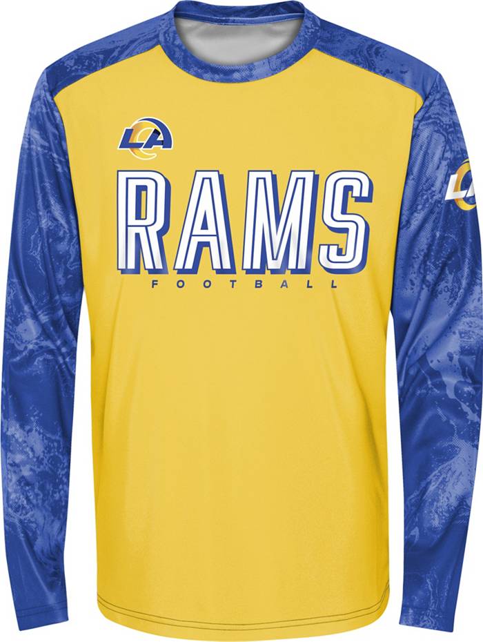 Official New Era LA Rams Team Logo Blue Short Sleeve T-Shirt