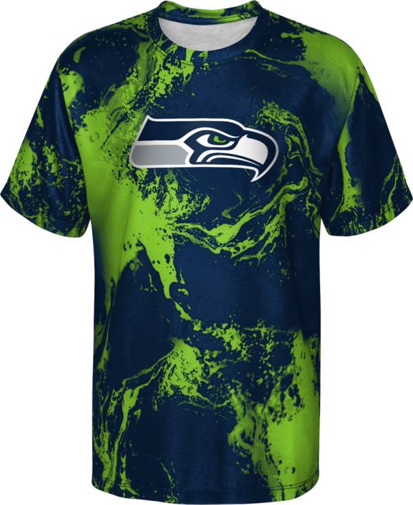 NFL Team Apparel Youth Seattle Seahawks In the Mix T-Shirt