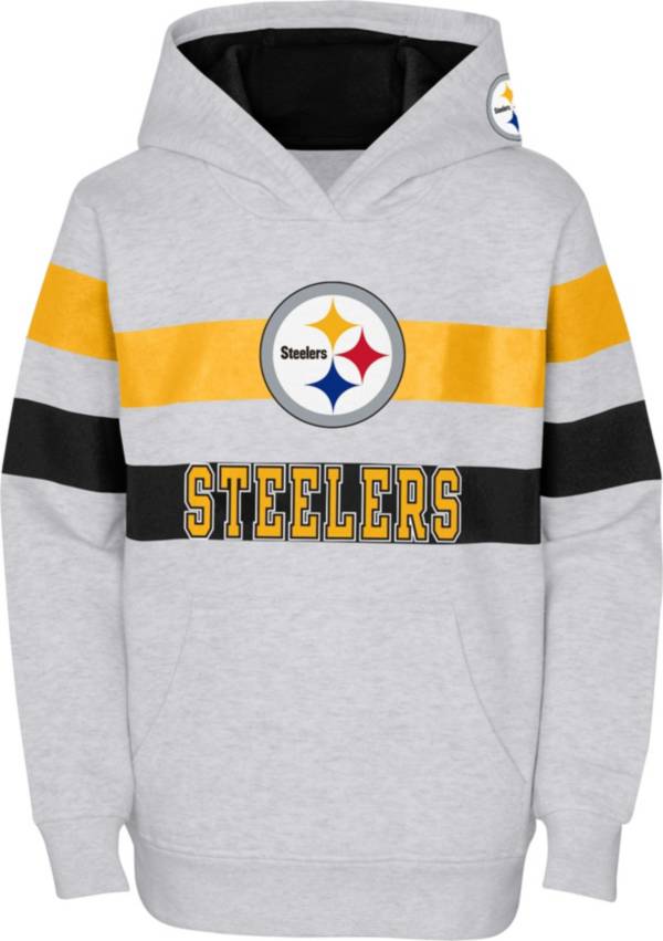 Pittsburgh Steelers True Colors Grey Hoodie