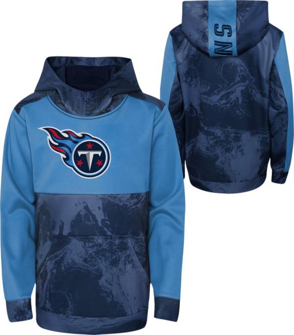 NFL Team Apparel Youth Tennessee Titans All Out Blitz Team Color Hoodie ...