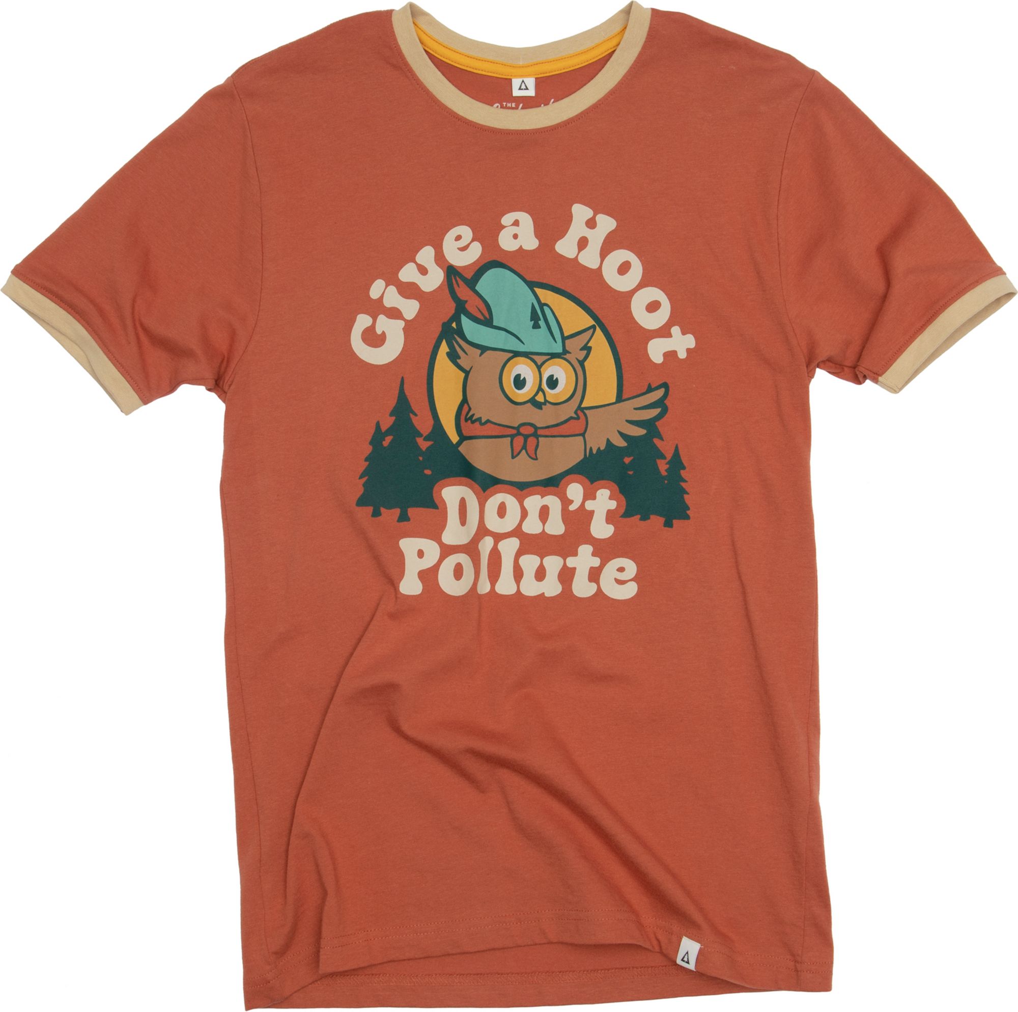 The Landmark Project Men's Give A Hoot Short Sleeve Ringer Tee product image