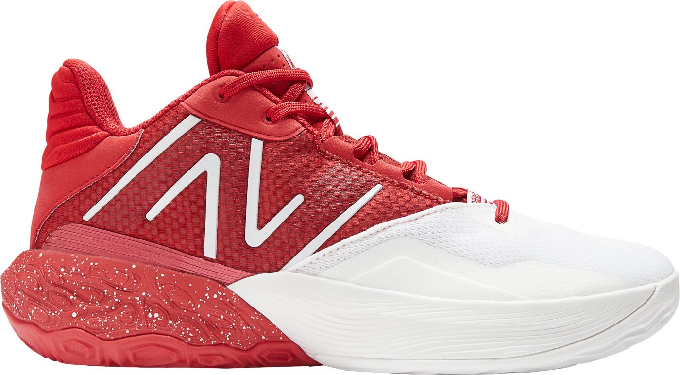 New balance basketball shoes orange best sale