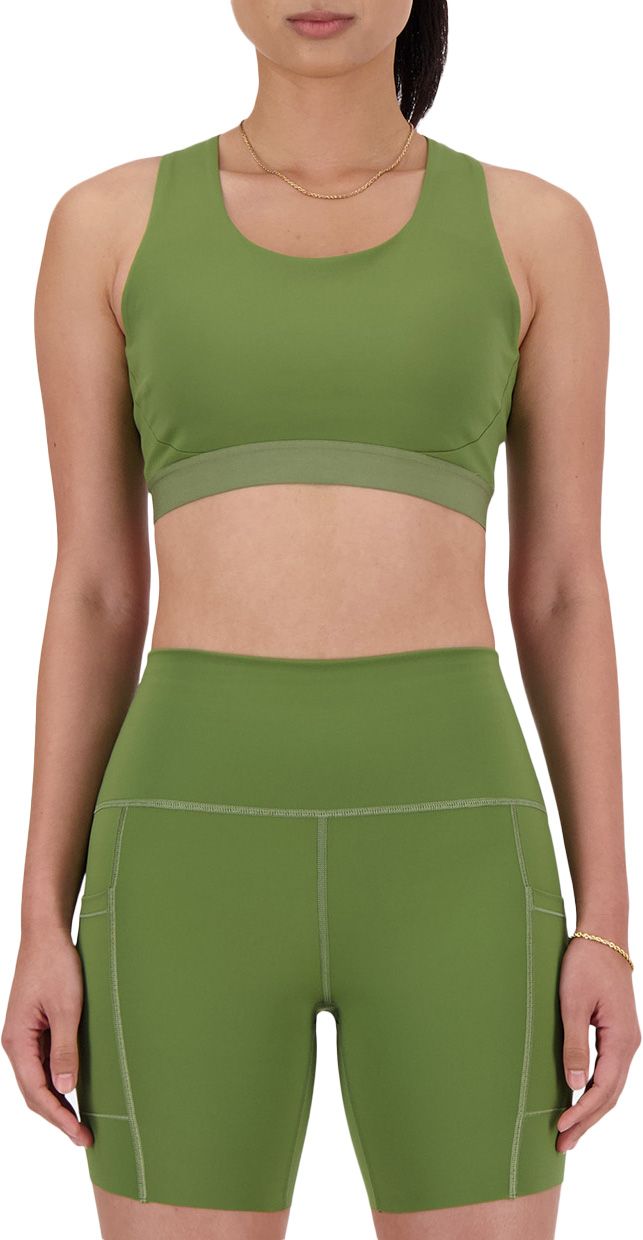 New Balance Women's Sleek Medium-Support Pocket Sports Bra product image