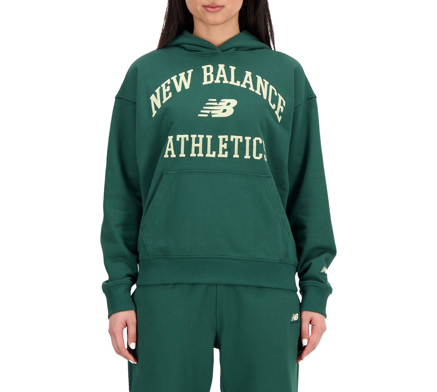 New Balance Women s Athletics Varsity Oversized Fleece Hoodie Dick s Sporting Goods