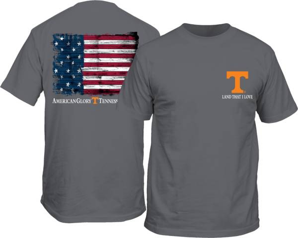 New World Graphics Men's Tennessee Volunteers Grey Americana T-Shirt product image