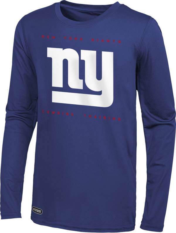 NFL Combine Men's New York Giants Side Drill Long Sleeve T-Shirt product image