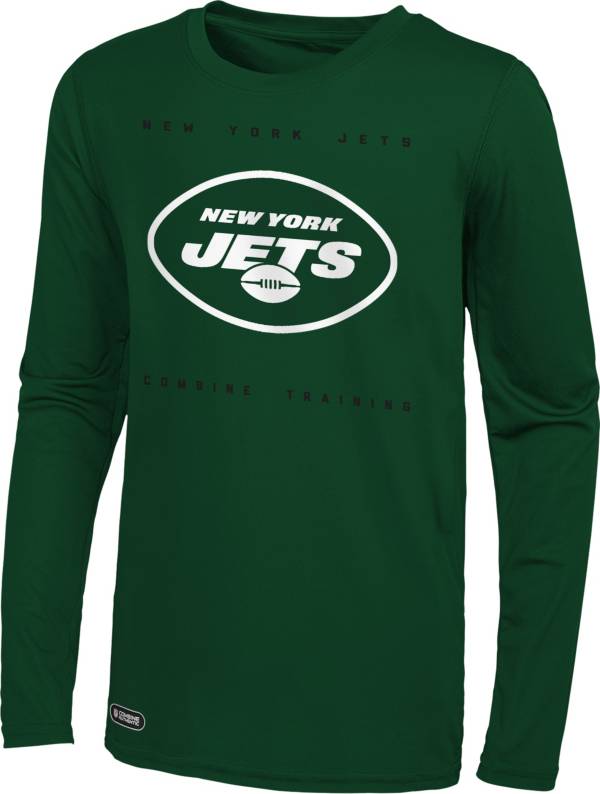 NFL Combine Men's New York Jets Side Drill Long Sleeve T-Shirt product image