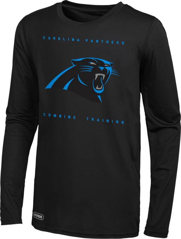 NFL Combine Men's Carolina Panthers Side Drill Long Sleeve T-Shirt product image