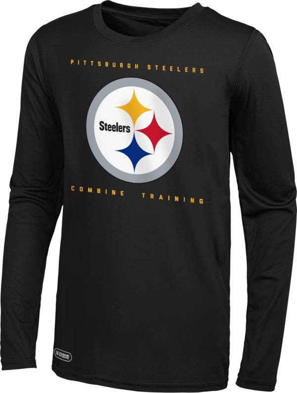 NFL Combine Men's Pittsburgh Steelers Side Drill Long Sleeve T-Shirt product image