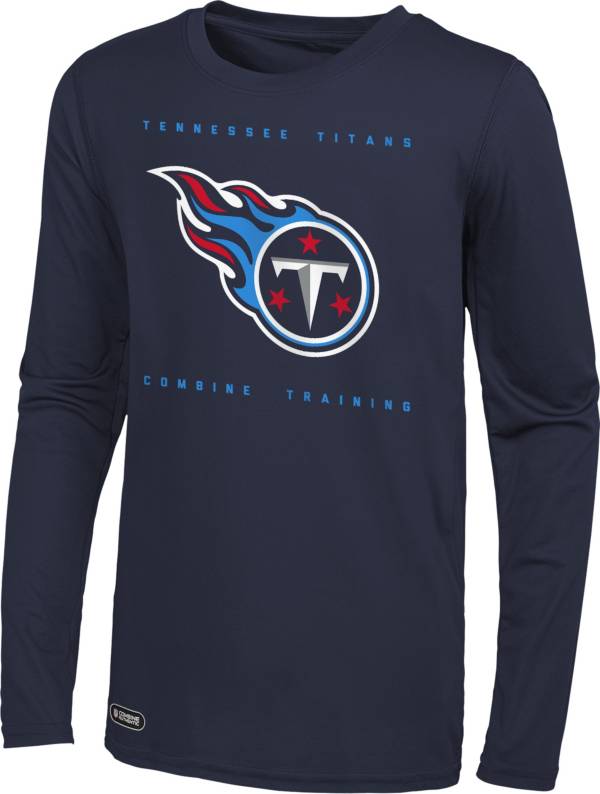 NFL Combine Men's Tennessee Titans Side Drill Long Sleeve T-Shirt product image