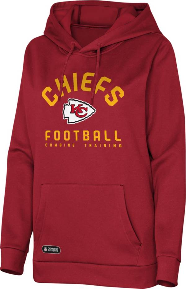 NFL Combine Women s Kansas City Chiefs Game Hype Team Color Hoodie