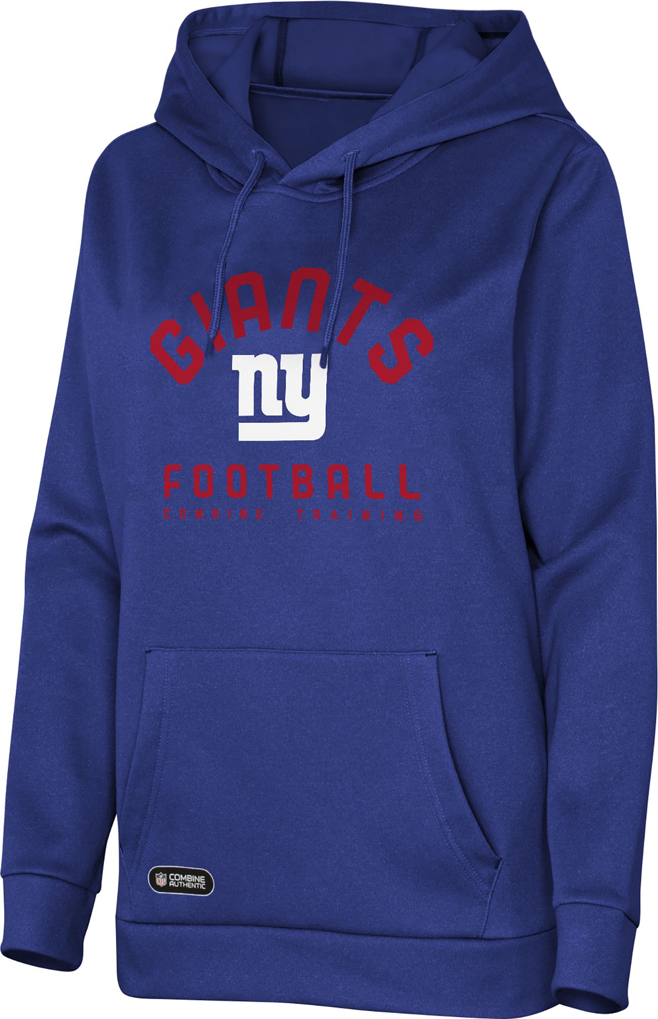 NFL Combine Women's New York Giants Game Hype Team Color Hoodie