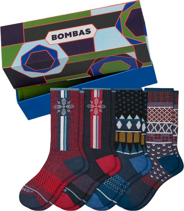 Bombas Men's Merino Wool Calf Sock 4-Pack Gift Box product image