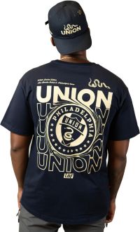 Philadelphia Union Baseball Tee Shirt, Philadelphia MLS Men's Baseball T- Shirt