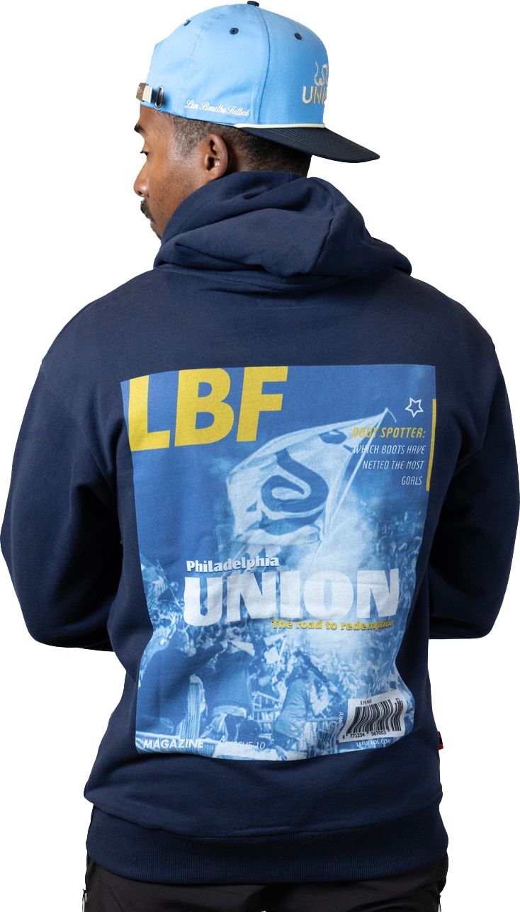 Live Breathe Futbol Philadelphia Union Graphic Navy Pullover Hoodie product image