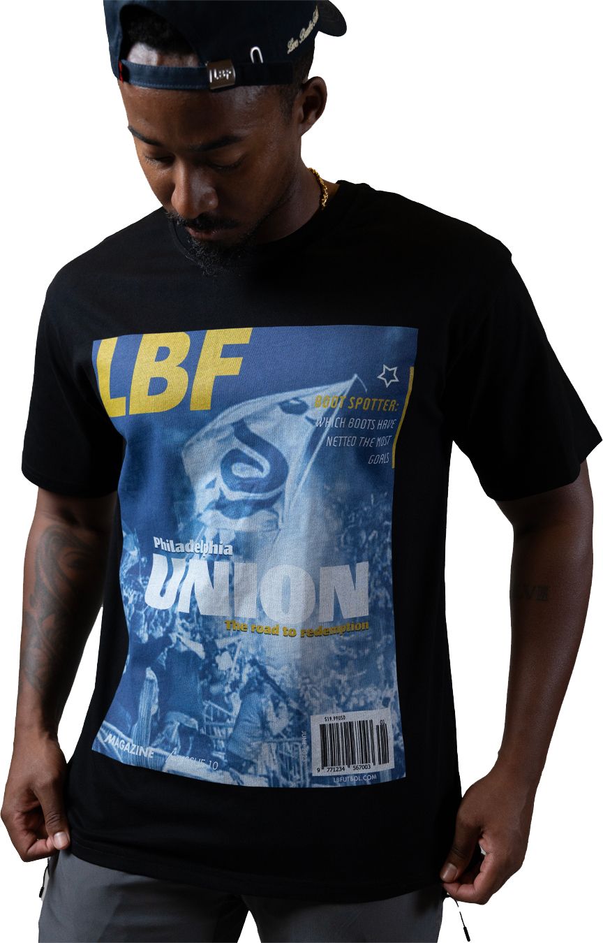 Live Breathe Futbol Philadelphia Union Graphic Black T-Shirt