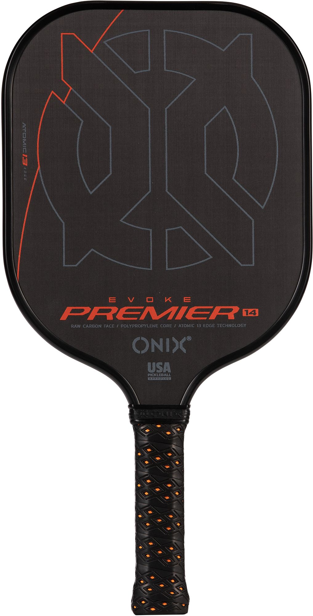 Onix Sports Evoke Premier Raw Carbon 14 mm Pickleball Paddle product image