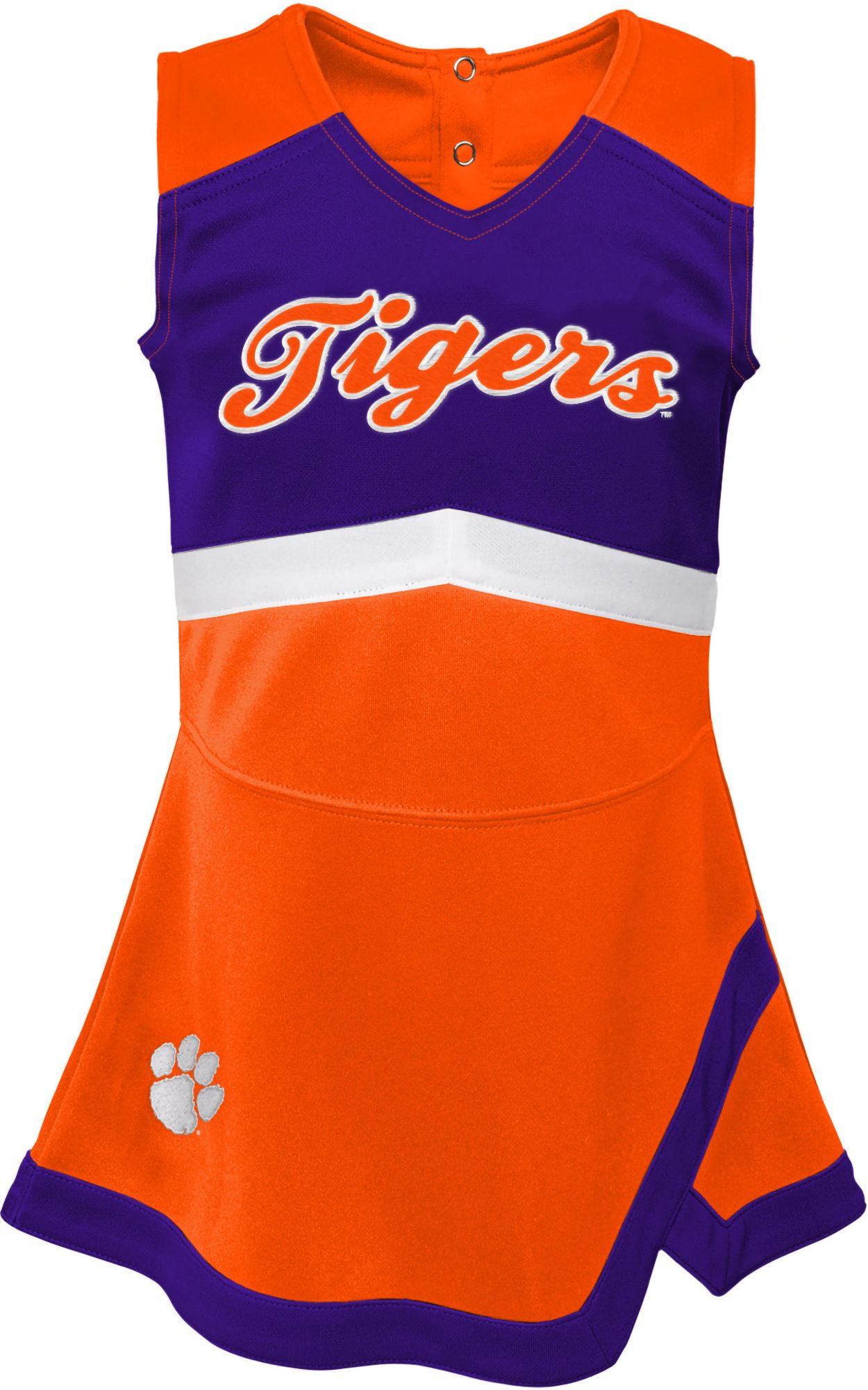 Gen2 Girls' Clemson Tigers Orange Cheer Dress product image