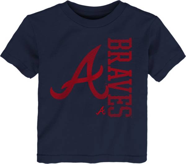 Nike Youth Atlanta Braves Austin Riley #27 Navy T-Shirt