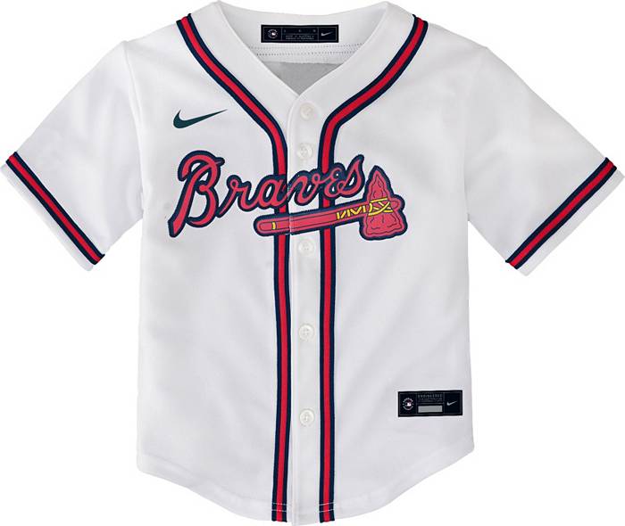 Nike Toddler Atlanta Braves White Cool Base Home Team Jersey
