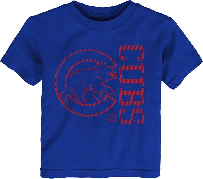 MLB Team Apparel Toddler Chicago Cubs Royal Impact T-Shirt