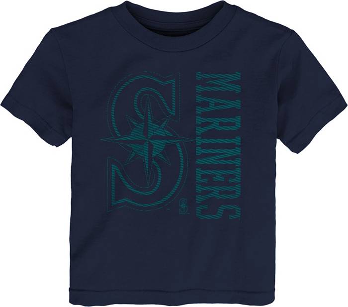 MLB Team Apparel Toddler Seattle Mariners Navy Impact T-Shirt