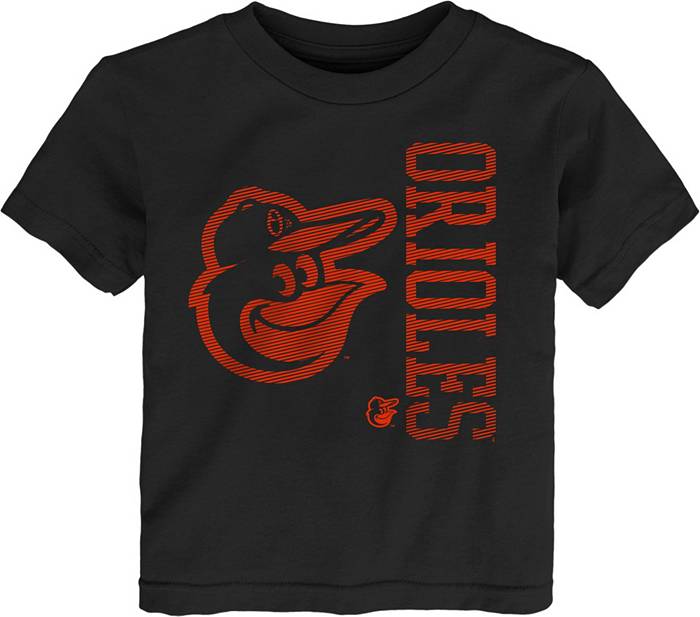 MLB Team Apparel Toddler Baltimore Orioles Black Impact T-Shirt